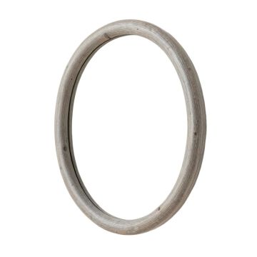Slate Brook Framed Wall Mirror - Gray