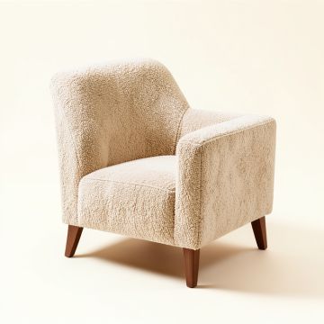 Gaudy 47 '' Wide Chenille Armchair (synthetic illustration; no displayed measurements)