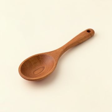 Maple Arc Cooking Spoon - Terracotta (synthetic illustration; no displayed measurements)