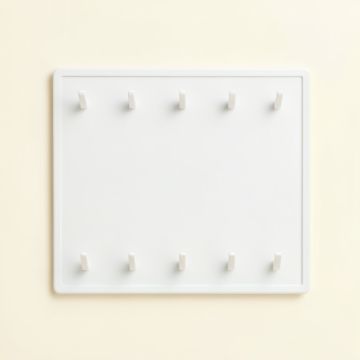 Ash Arc Empty Wall-Mounted Tool Organizer Panel (synthetic illustration; no displayed measurements)