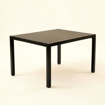 Field Dale Patio Table - Black (synthetic illustration; no displayed measurements)