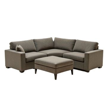 Amira 131.5 '' Wide Reversible Modular Corner Sectional With Ottoman