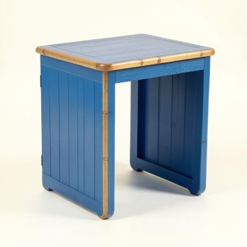 Elm Crest Side Table - Blue (synthetic illustration; no displayed measurements)
