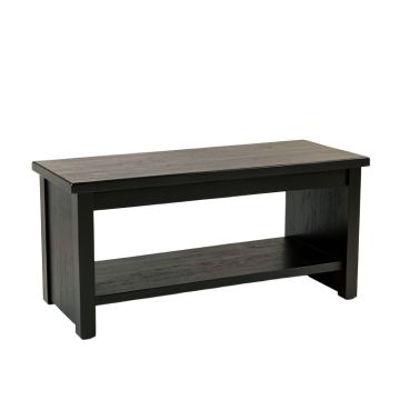 Harbor Falls Indoor Bench - Black