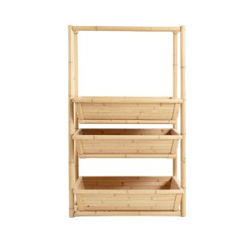 Pine Branch Empty Vertical Garden Frame - Beige