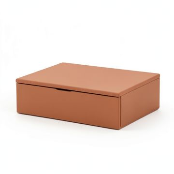 Willow Bluff Desktop Monitor Riser - Terracotta (synthetic illustration; no displayed measurements)