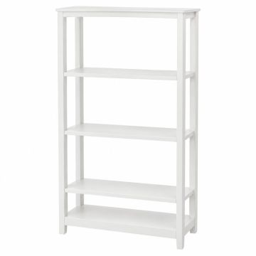 Birch Crossing Freestanding Bookcase - White