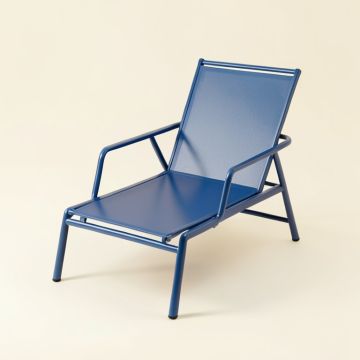 Hazel Brook Outdoor Lounge Chair - Blue (synthetic illustration; no displayed measurements)