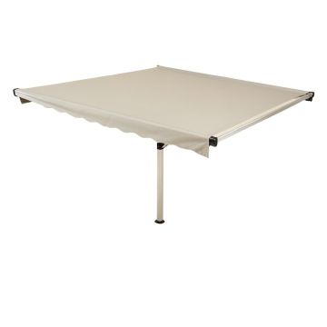 10 Ft. W X 8 Ft. D Fabric Retractable Standard Patio Awning