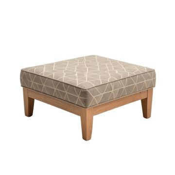 Kyla 47 '' Rectangle Geometric Cocktail Ottoman
