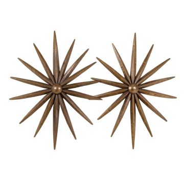 2 Piece Starburst Wall Décor Set
