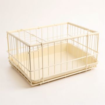 Rowan Edge Empty Furniture-Style Pet Crate - Cream (synthetic illustration; no displayed measurements)