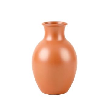 Heath Branch Empty Decorative Vase - Terracotta