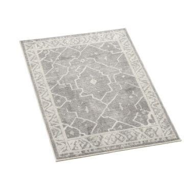 Runner Groversen Geometric Gray Area Rug