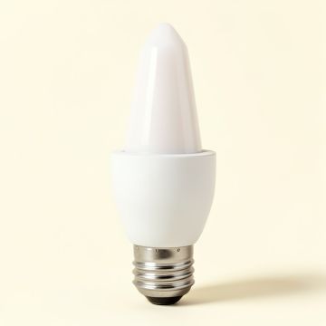 60 Watt Equivalent E12 Led Candle Light Bulb (synthetic illustration; no displayed measurements)