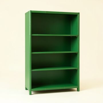 Birch Bend Freestanding Bookcase - Green (synthetic illustration; no displayed measurements)