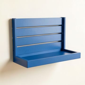 Cove Bluff Wall-Mounted Entryway Organizer Shelf - Blue (synthetic illustration; no displayed measurements)