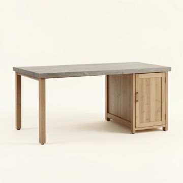 River Canyon Empty Workshop Workbench - Gray (synthetic illustration; no displayed measurements)