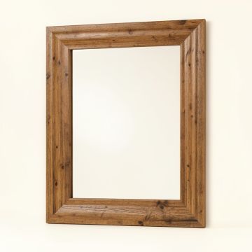Crebilly Rustic Beveled Accent Mirror (synthetic illustration; no displayed measurements)