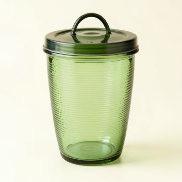 Heath Brook Storage Canister With Lid - Green (synthetic illustration; no displayed measurements)