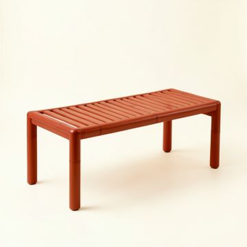 Fern Falls Indoor Bench - Terracotta (synthetic illustration; no displayed measurements)