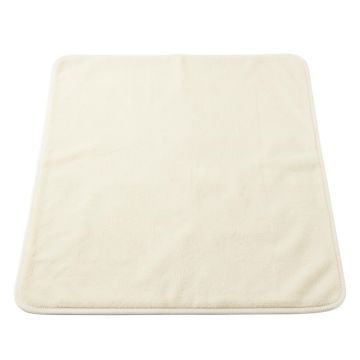 Slate Crest Bath Mat - Ivory