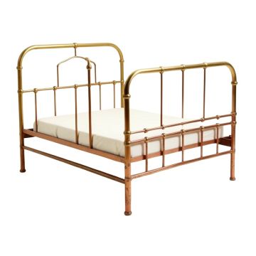 Pattonsburg Vintage Look Twin Metal Bed Frame