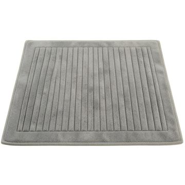 Field Bluff Bath Mat - Gray (synthetic illustration; no displayed measurements)