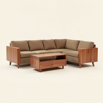 Dehaan Mid-Century 3 Piece Living Room Set (synthetic illustration; no displayed measurements)