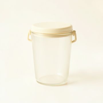 Fern Bluff Storage Canister With Lid - Cream (synthetic illustration; no displayed measurements)