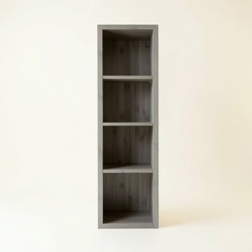 Meadow Crest Narrow Cubby Tower - Gray (synthetic illustration; no displayed measurements)