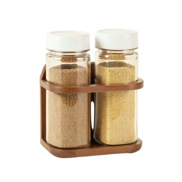 Tower Salt And Sugar Container 2 Jar Spice Rack