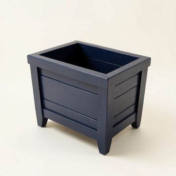 Brook Canyon Empty Raised Planter - Navy (synthetic illustration; no displayed measurements)