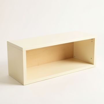 River Crest Shoe Storage Bench - Cream (synthetic illustration; no displayed measurements)
