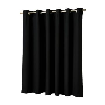 Gavlin 100 % Solid Max Blackout Thermal Grommet Single Curtain Panel