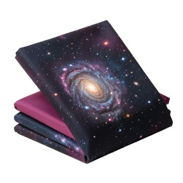 Nebula Dark Galaxy With Luminous Stars And Cosmic Rays Astronomy Explore Sheet Set