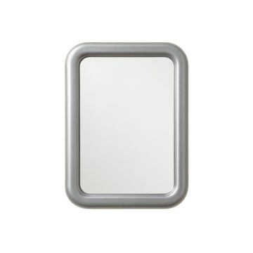 Slate Bend Framed Wall Mirror - Gray