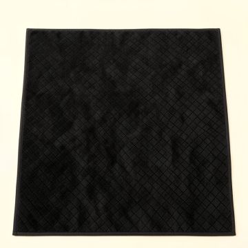 River Crest Bath Mat - Black (synthetic illustration; no displayed measurements)