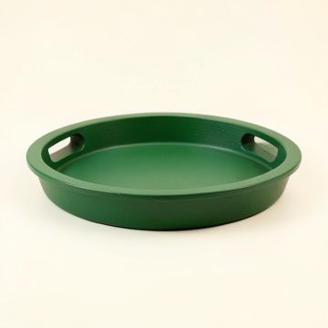 Slate Bend Serving Tray - Green (synthetic illustration; no displayed measurements)