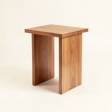 Walhalla Solid Wood End Table (synthetic illustration; no displayed measurements)