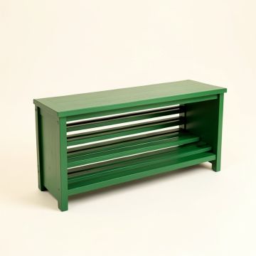 Briar Crest Shoe Storage Bench - Green (synthetic illustration; no displayed measurements)