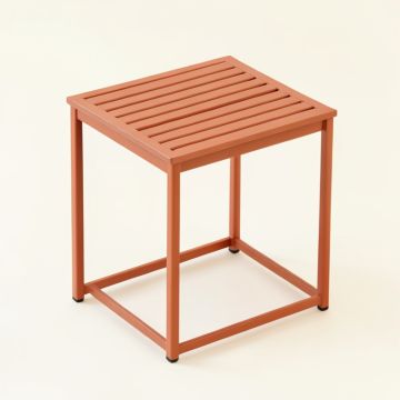 Clay Dell Compact Balcony Table - Terracotta (synthetic illustration; no displayed measurements)