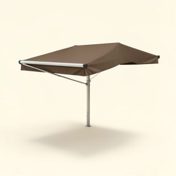 Keesler 118.11 '' W Retraction Side Awning (synthetic illustration; no displayed measurements)