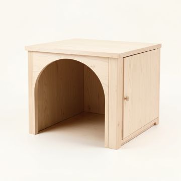 Vale Bluff Empty Furniture-Style Litter Enclosure - Beige (synthetic illustration; no displayed measurements)