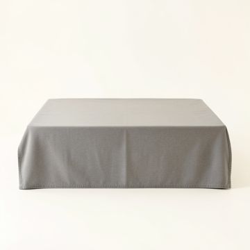 Cedar Crossing Flat Bed Sheet - Gray (synthetic illustration; no displayed measurements)