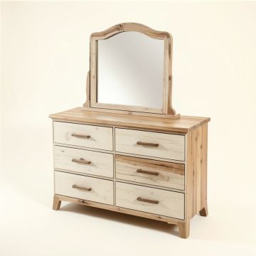 Easton 8 Drawer Double Dresser With Mirror (synthetic illustration; no displayed measurements)