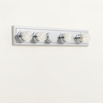 Burtt 4 - Light Dimmable Chrome Vanity Light (synthetic illustration; no displayed measurements)