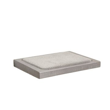Cliff Canyon Wall-Mounted Cat Perch - Gray (synthetic illustration; no displayed measurements)