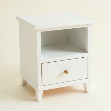 Spruce Edge Nightstand - White (synthetic illustration; no displayed measurements)