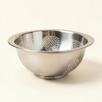 Cook Pro Stainless Steel Colander (synthetic illustration; no displayed measurements)